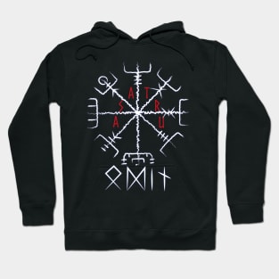 Vikings Norse Mythology Compass Pagan Asatru Magical Rune Hoodie